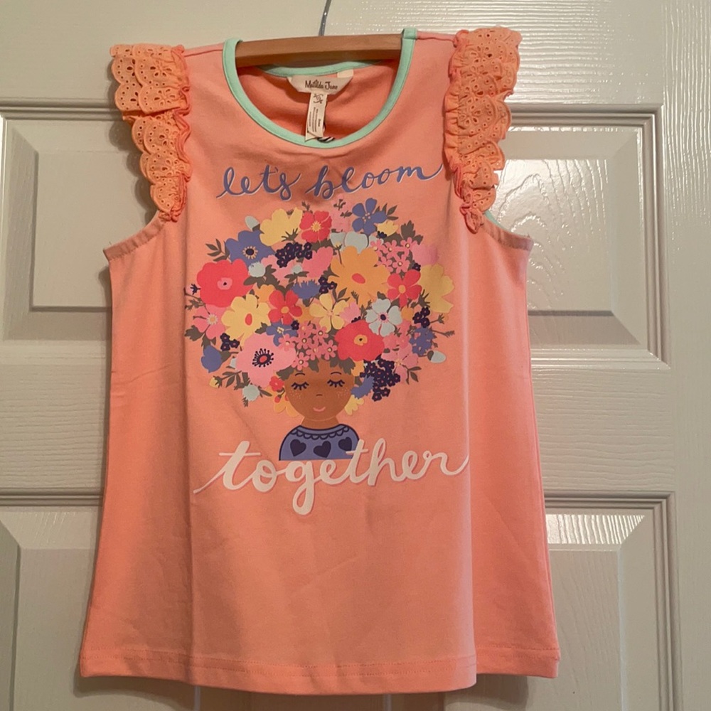 NWT Let’s Bloom Together Tee